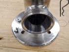 Stainless Steel Sanitary Plunger Tank Outlet Valve Tanker Stop Valve Water Valve