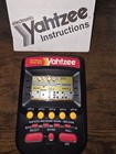 Vintage 1995 Yahtzee Electronic Handheld Game Milton Bradley Hasbro Black Tested