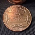 1 Oz Copper Round  999 Fine Mercury Liberty Design Bullion Coin -buy More   Save