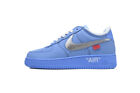 Mens Size Nike Air Force 1 Low X Off-white Blue 2018