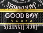 Good Boy Vodka Rubber Bar Runner Drip Mat No Spill 21 5 X 3 5 Inches Yellow Dog
