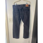 Levis 501 Original Fit Jeans Men 38x30 Faded Black Straight Leg Button Fly Denim