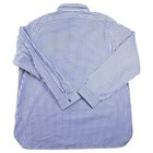 Polo Ralph Lauren Shirt Mens Xxl Blue Stripe Half-button Long Sleeve  168 New