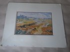 1913 G Adolf Closs Prussian Infantry Attack Colour Lithograph Military Print