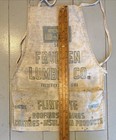 Vtg Frudden Lumber Fredericksburg Iowa Canvas Work Apron Flintkote