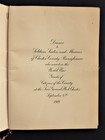 1919 Antique Wwi Chester Co Pa Dinner Menu Soldier Sailor Marine Names List Art