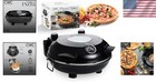 Portable Electric Pizza Oven - Crispy 12  Pizzas In Minutes With Control Knobs