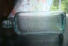 Antique West End Wine   Spirits Co 15-19 Leverett St  Boston Liquor Bottle