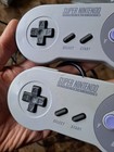 2 Official Super Nintendo Snes Original Authentic Oem Controllers Working Lot B