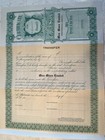 Mica Mines Ltd 1929 Stock Certificate Canada Signed To Open  sc9