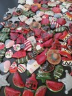 Assorted Ceramic Flatbacks For Crafts 184 Pieces