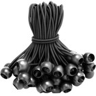 Ball Bungee Cords 6 Inch 50 Pcs Heavy Duty Bungee Ties Black High Elastic Str   