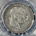 1900 Austria 5 Coronas Pcgs Au58 Lot g4187 Large Silver 