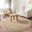 Modern Round Shaggy Area Rug Plush Carpet Mat For Bedroom Living Room Decor Rugs
