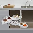 Left Opening Blind Corner Cabinet Pull-out Organizer 2-tier Blind Corner Cabinet