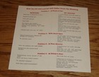 1967 Ford Shelby Gt 350 Gt 500 Salesman s Feature Card Brochure 67 Mustang