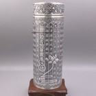 Pure S999 Fine Silver 999 Drinking Cup Heart Sutra Coffee hot Tea Bottle 136g