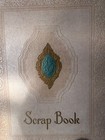Vintage 1940s Embossed Ivory   Blue Baby Scrapbook   Filled With Original