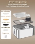 Wireless Cat Water Fountain Cordless 5l 108oz Stainless Steel Pet Fountain