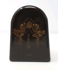 Hukaiwen Inkstone Inkstick Grinder Calligraphy Footed Box Handcarved