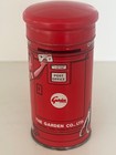 Vintage 1950s The Garden Co  Tin Post Office Still Coin Bank Bakers Confectioner