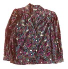 Vtg Lot Of 5 Womens Sz Small Ls   Ss Grannycore Floral Blouses Dunner Stevens