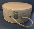 Vintage Luggage travel Lady Baltimore Starline Round Suitcase 16x17x7
