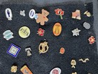 Vintage Lapel Pin Lot 50  Enamel Metal Ferrari Olympic Wildlife Travel Souvenir