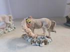 Lot Of 3 Resin Unicorn Figurines Approx  2 5  To 4  Tall