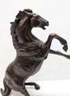 Vintage Hartland Rearing Stallion Woodgrain Hard Plastic Horse Mid Century 1960s