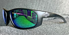Smith Chamber Polarized Sunglasses Matte Black Frame W  Green Mirror Lenses New 