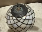 Vintage Tiffany Style Stained Glass Lamp Shade Multicolor Slag Glass