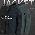 Military Mens Coat Jacket Waterproof Tactical Soft Shell Jacket Work Windbreaker