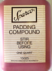 Sparco Padding Compound One Quart Made For S p  Richards Co  New Old Stock