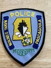 Pascagoula Mississippi Naval Station Police Patch Vintage Nos