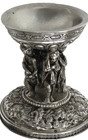 Antique European Sterling Silver Figural Salt Cellar Pedestal