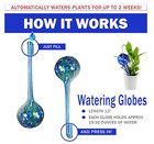 Aqua Plant Watering Globes - Automatic Watering Ball Bulbs - Self Watering Plant