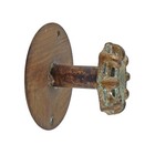 Faucet Knob Wall Hook Valve Iron Coat Towel Hanger Industrial Copper Retro Look