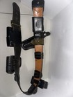 Vtg Tex Shoemaker Black Basket Weave Duty Belt With Accessories