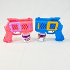 Kids Bubble Gun Set 2 Pack Pink Blue Outdoor Party Toy Fun No Batteries Bubbles
