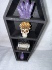 Coffin Bookcase Mini Decoration Ashland Halloween    8    Michaels Miniature Decor    