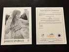 Jessica Andrews Singer Signed Photo Jsa Auction Letter