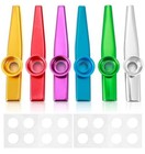6pcs Kazoo  Metal Kazoo Professional Musical Instruments  Christmas Party