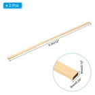 2pcs 1 8x1 4x12  H59 Brass Flat Bar Solid Flat Mill Stock Brass