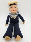 1940s Holland America Line Cruise Ship Travel Souvenir Composite Sailor Man Doll