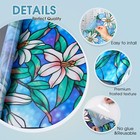Stained Glass Window Film Self Adhesive Sticker Privacy Shower Door Home Decor