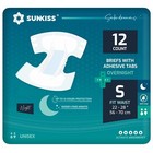 Sunkiss Trustplus Overnight Adult Diapers Small 12 Count   Wet Wipes 8  X 12    