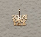 New 14k Yellow Gold Fuck-it Charm Pendant 