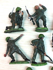Vintage Britains Ltd Herald Lot Toy Soldiers British Infantry Wwii
