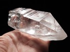Big Thick  Translucent Double Terminated Lemurian Quartz Crystal Brazil 460gr